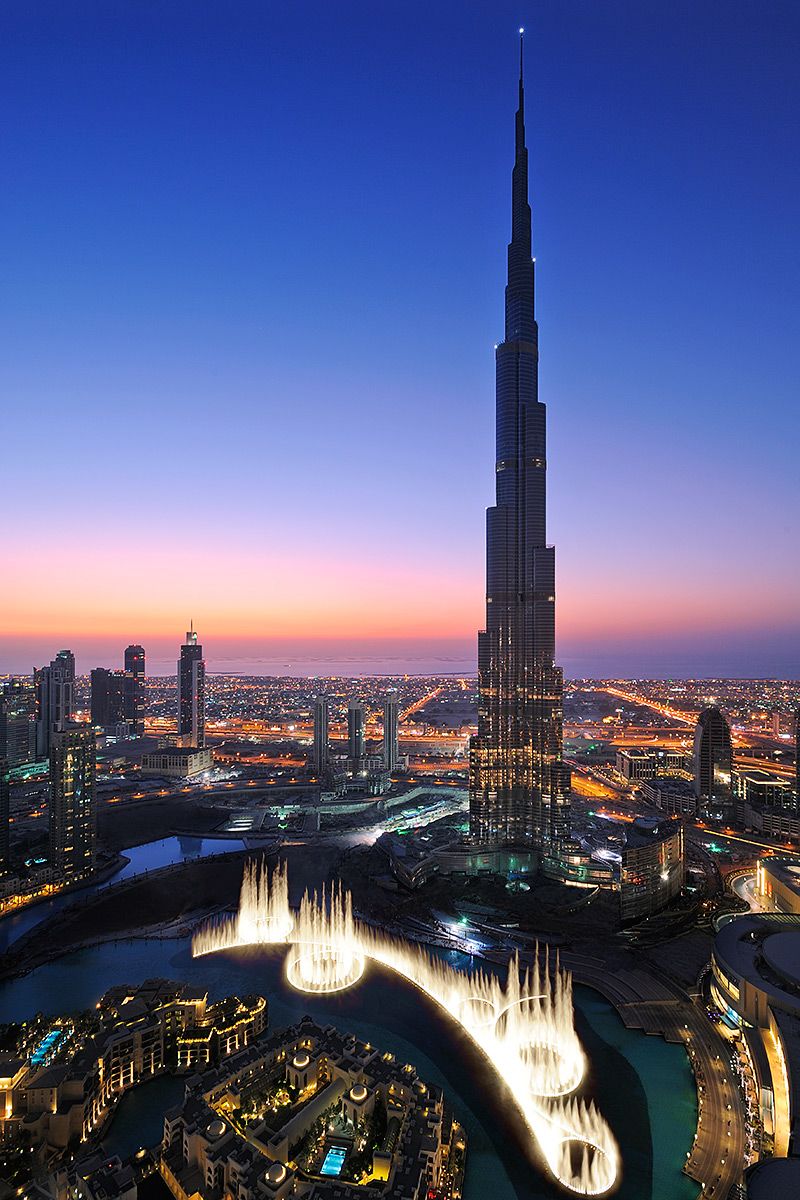Burj Khalifa on the Dubai skyline, home base of Entavise AI automation